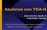 Alumnado con TDA-H.  Intervención desde orientación