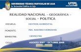Realidad Nacional- Geográfica-Social-Política (I Bimestre)