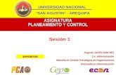 Sesion 1 introducción al planeamiento y control
