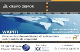 Wapiti - VI OWASP Spain Chapter Meeting