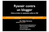 Ejemplo Malo Ryanair Contraun Blogger Por Pablo Herreros