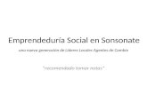 Presentacion de Introduccion de  Emprendeduria Social Sonsonate Colegio San Benito Octavo y Noveno Grado.