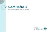 Campaña 2 restaurante de comida