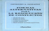 Gozaini, Osvaldo - Formas Alternativas Para La Resolucion de Conflictos - 1995