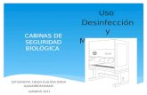 CABINAS DE SEGURIDAD BIOLÓGICA