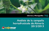 Presentación del Análisis de campaña hortofrutícola de Almería, 2012/2013