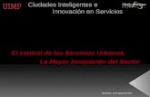 "Ciudades inteligentes e innovación en servicios" Álvaro Audelino