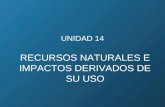 Unidad 14. Recursos naturales e impactos derivados de su uso