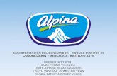 ALPINA - CARACTERIZACIÓN DEL CONSUMIDOR