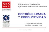 Gestión Humana y Productividad