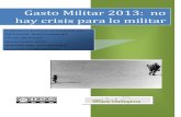 Estudi de la despesa militar 2013 estat espanyol
