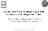 Evaluación del Software del Proyecto OLPC