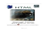 Manual rapido para utilizar HTML