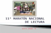 6º grado 11ª Maratón nacional de lectura - IPMLK