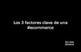 Factores clave de una #ecommerce (@ksibe)