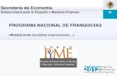 Programa Nacional de Franquicias 2012