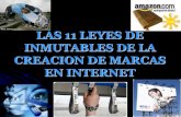 11 LEYES INMUTABLES DE LA CREACION DE MARCAS EN INTERNET