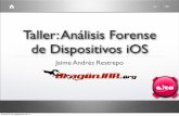 Analisis forense en dispositivos iOS taller