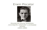 Erwin Piscator, una presentación de Inma Garín para Estudio Dramático, 10 de enero 20014