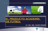 Conferencia el producto academia de fútbol