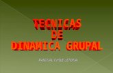 Tecnicas De Dinamica Grupal