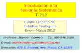 Teología sistemática 2012