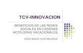 Foro TCV Innovación: Beneficios de las redes sociales en cadenas hoteleras vacacionales