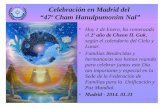 47 Celebración de Cham Hanulpumonim Nal.