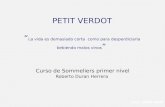 Presentación Petit Verdot por un miembro de Sommelier Alumni