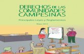 DERECHOS DE LAS COMUNIDADES CAMPESINAS - PRINCIPALES LEYES Y REGLAMENTOS