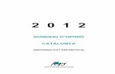 Sondeig d´Opinió de Catalunya 2012 (Nacionalitat Espanyola)