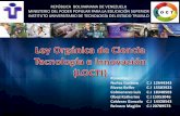 Ley Organica de Ciencia, Tecnologia e Innovacion - Venezuela