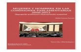 Mujeres y Hombres en Las Comisiones Parlamentarias