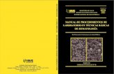 Manual de Procedimientos de Laboratorio en Tecnicas Basicas de Hematologia