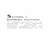 Sistemas y Regimenes Políticos