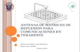 Antenas de Matrices de Reflexión para Comunicaciones en THz