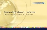 Grupo de Trabajo 1 - Informe Organización Jurídica & Gobierno.