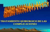 COMPLICACIONES TRATAMIENTO QUIRURGICO DE LAS Prof. Dr. Pedro C Ruiz Diaz.