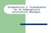 Diagnóstico y Tratamiento de la Hiperplasia prostática Benigna.