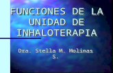 FUNCIONES DE LA UNIDAD DE INHALOTERAPIA Dra. Stella M. Molinas S.