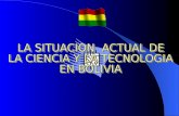 Academia Nacional de Ciencias de Bolivia 1. BOLIVIA: EL CONTEXTO PARA I+D Cobertura boscosa: 561.367 km 2 (51% del país) Cobertura boscosa: 561.367 km.