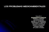 LOS PROBLEMAS MEDIOAMBIENTALES Tema 05-4 pjurado@educa.madrid.org PEDRO A. JURADO (COORDINADOR) MIGUEL A. ALMENDROS FRANCISCO J. BERNAD YOLANDA CAMPILLO.