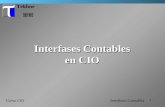 1 Tekhne Curso CIO Interfases Contables en CIO Interfases Contables.