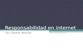 Responsabilidad en internet Dr. Gastón Bercún. La nueva Web.