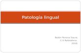 Belén Persiva Saura. C.S Rafalafena. 2010. Patología lingual.