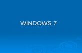 WINDOWS 7. Definición Windows 7 (anteriormente conocido con nombre código Blackcomb, y luego Vienna) será la próxima versión de Microsoft Windows, un.