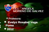 I.E.I. ´´ANGELA MORENO DE GALVEZ´´ Profesora: Evelyz Rosabel Vega Poma 2012.