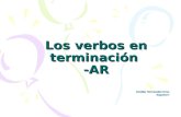 Los verbos en terminación -AR Imelda Hernández-Cruz Español I.
