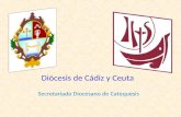 Diócesis de Cádiz y Ceuta Secretariado Diocesano de Catequesis.