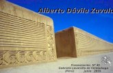 A rte Colonial Peruano Escuela Italiana siglos XVI y XVII Presentación Nº 45 Gabriela Lavarello de Velaochaga (Perú) junio 2010. Alberto Dávila Zavala.